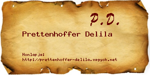 Prettenhoffer Delila névjegykártya
